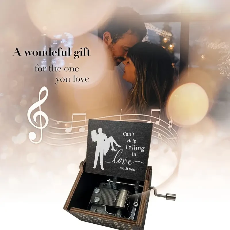 1pc Can't Help Falling in Love Music Box