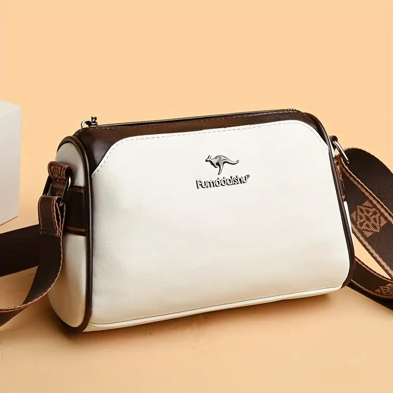 Fashion Solid Color Crossbody Bag