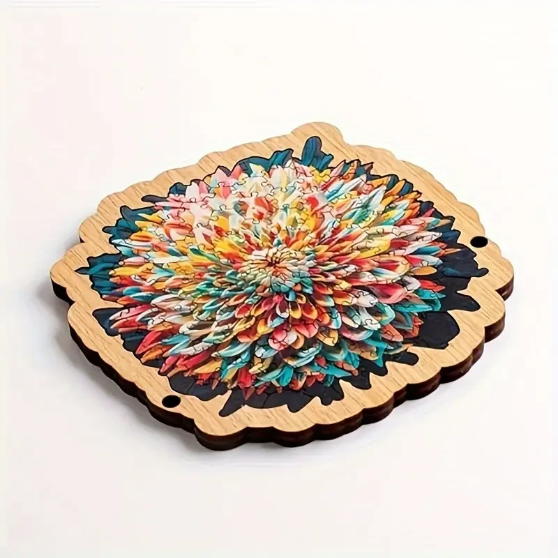 Colourful Flowers Puzzle - Extremely Challenging