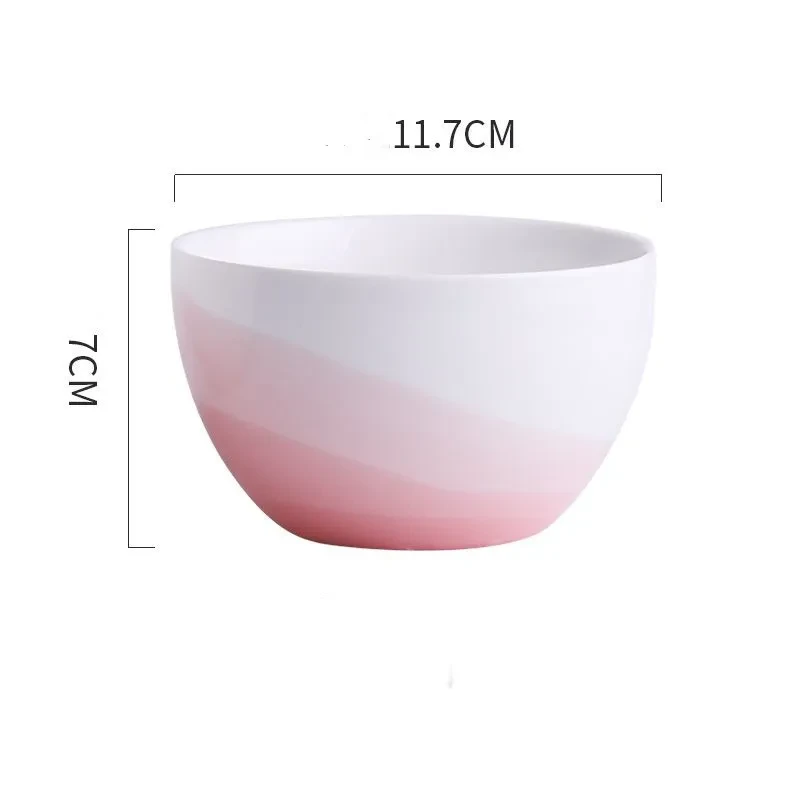 Nordic household rice bowl