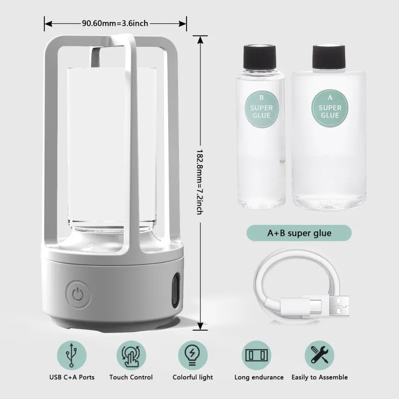 2-in-1 DIY Audio Crystal Light and Bluetooth Speaker