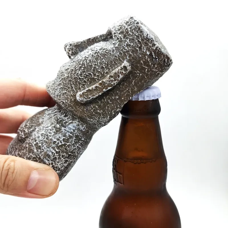 Creative Easter Island Stone Man Moai Bottle Beer Opener