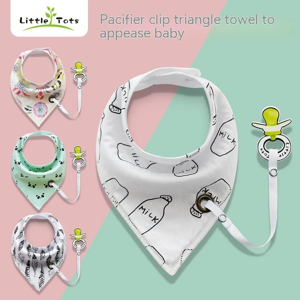 Bib with Pacifier Clip