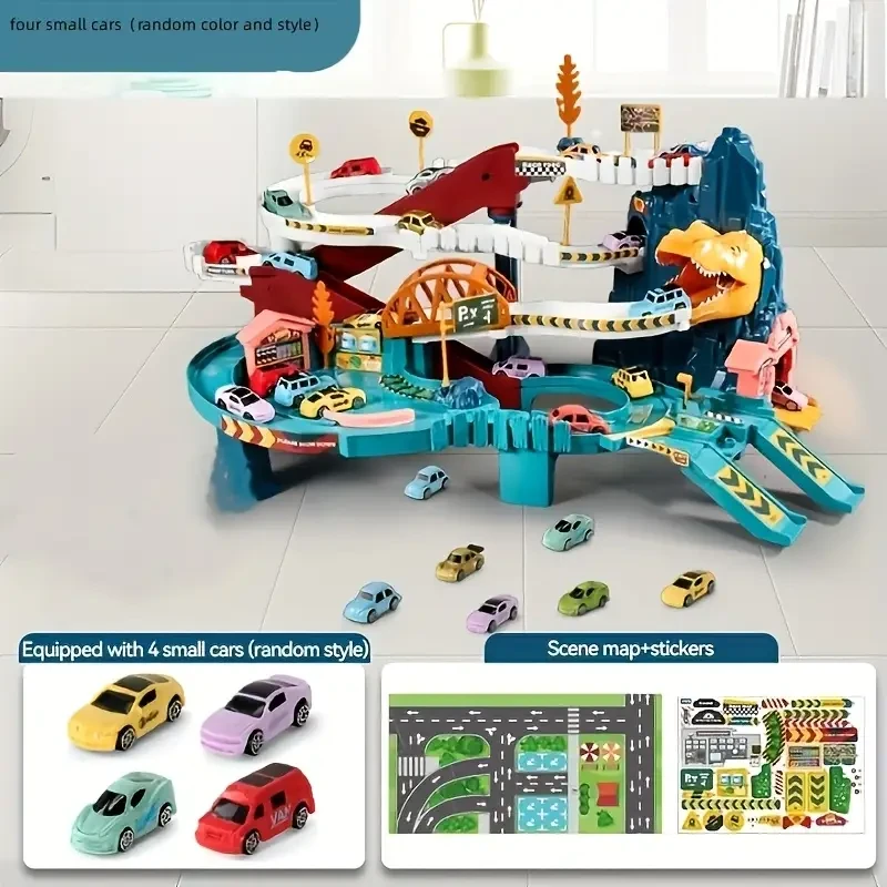 Dinosaur Racing Track Toy Set