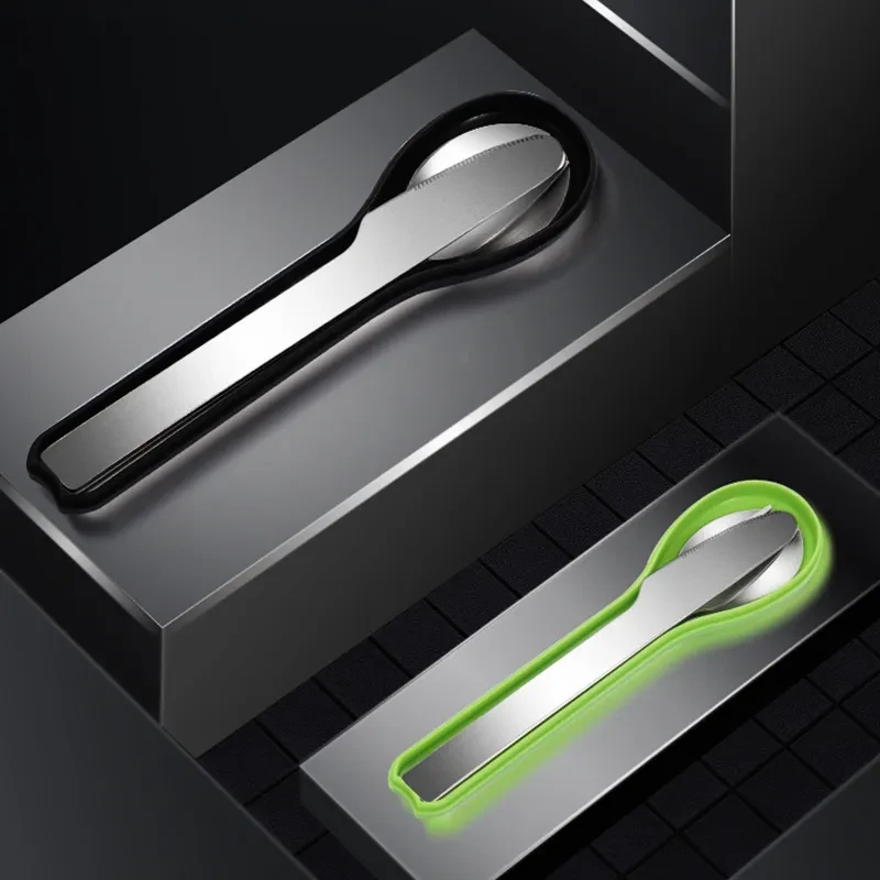 Student Travel Convenient Stainless Steel Cutlery Set