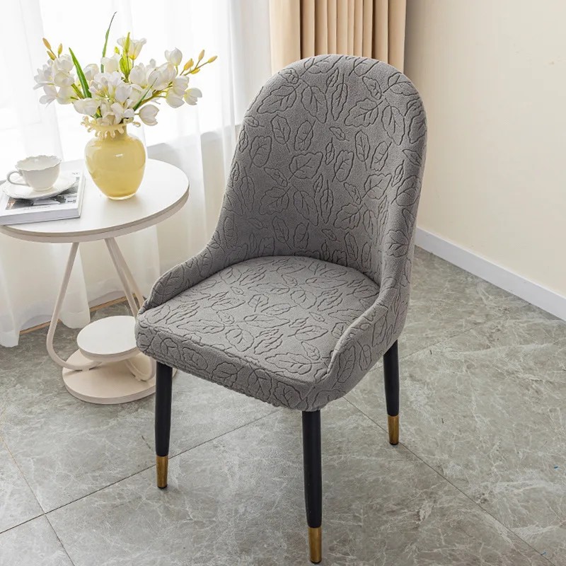 2024 New Modern Large Semi-Circular Curved Pineapple Chair with Armrests Elastic Chair Cover for Household, Universal All-Year Comfort