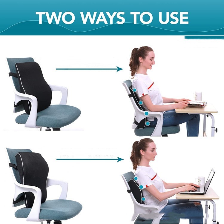 Memory Foam Automotive Waist Cushion Ergonomics