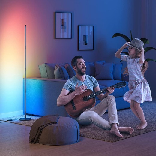 Line Light Bedside Decorative Personality Strip Corner Led Floor Lamp