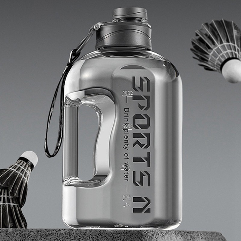 2.7/1.7L Insulated Water Bottle with Straw Leakproof Fitness Bottle for Gym, Travel, Hiking, and Camping