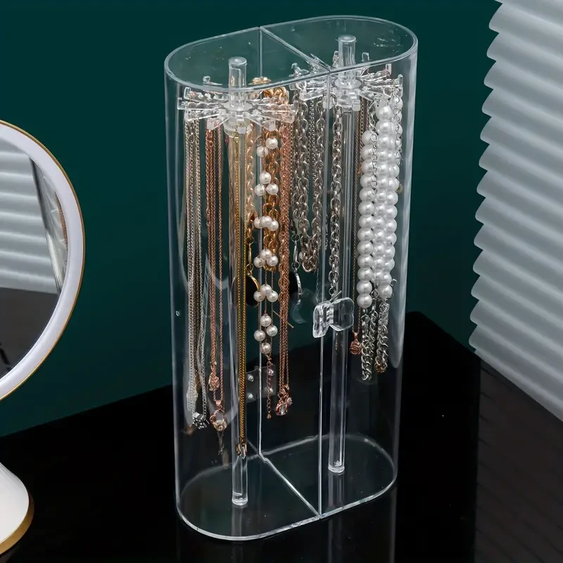 Dustproof Necklace Storage Box