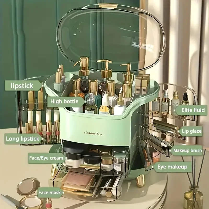 Plastic Cosmetic Storage Box