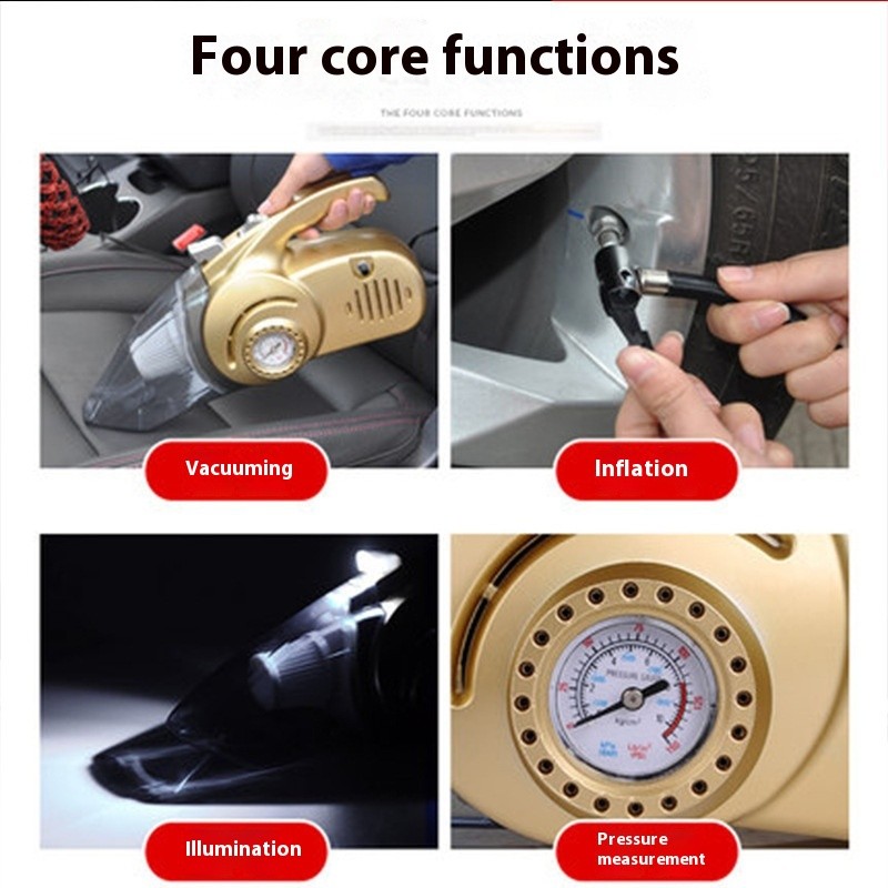 12v Wet And Dry Four-in-one Car Cleaner