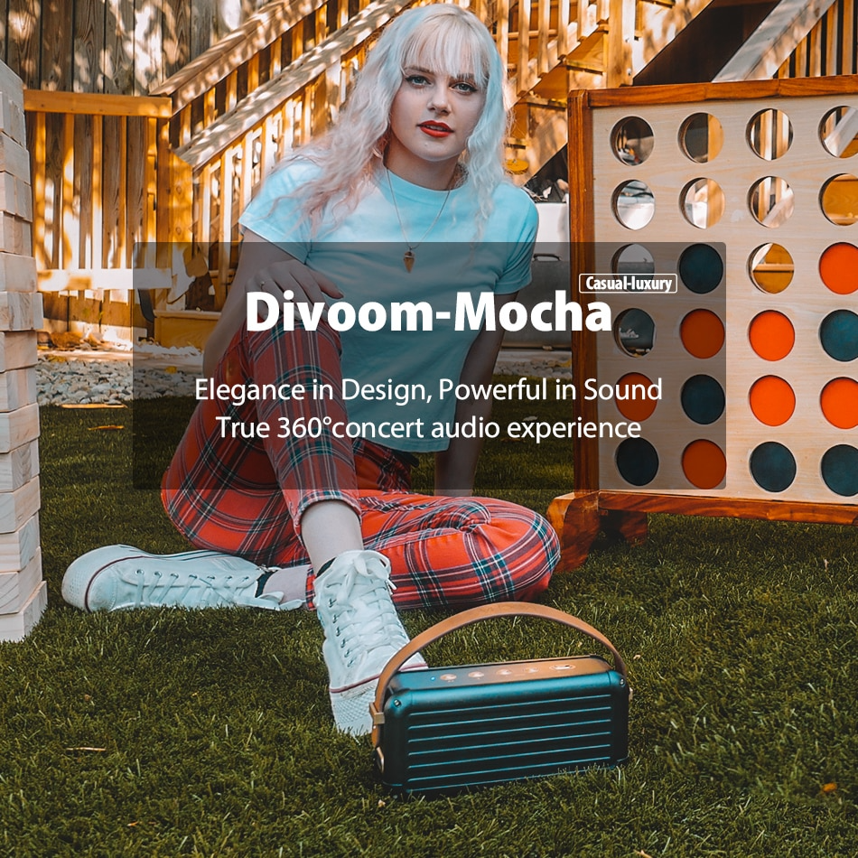 Dianyin Mocha Wireless Bluetooth Speaker Retro Life