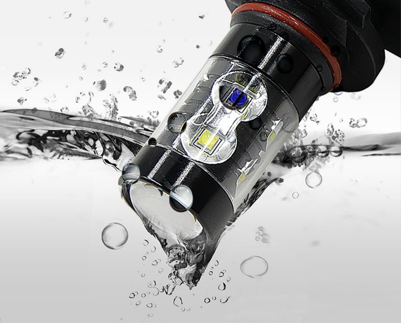 Car Styling High Power 6000K White LED Bulbs For Fog Light DRL Lamps Replacement