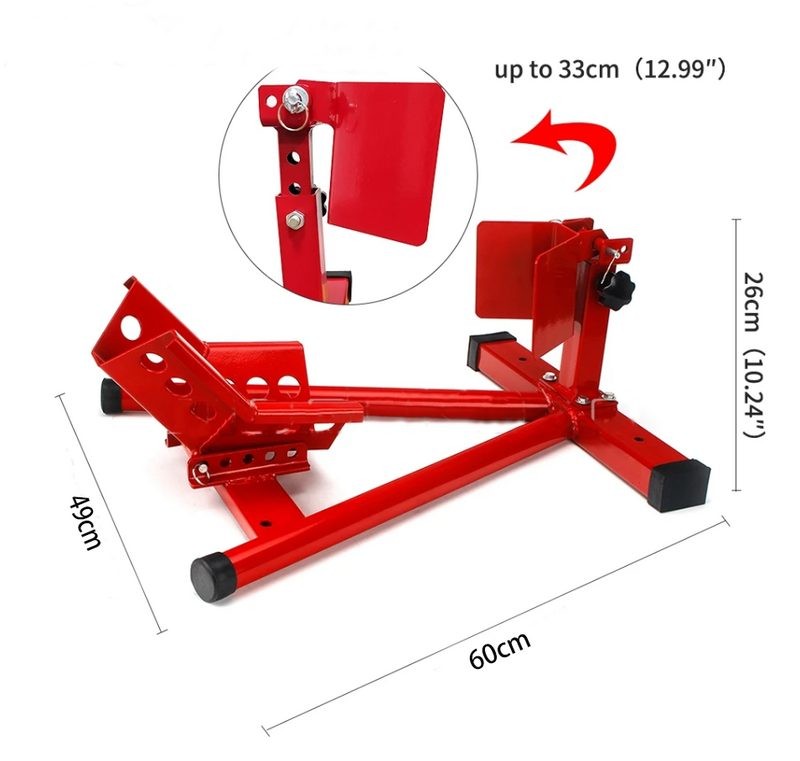 Motorbike Stand Front Wheel chock Adjustable Universal