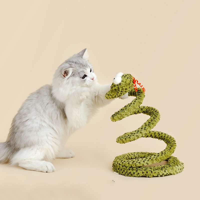 Snake Cat Teasing Stick Cat Toy Cat Teasing Artifact Cat Cat Supplies Self-hi To Relieve Boredom Feather Long Pole