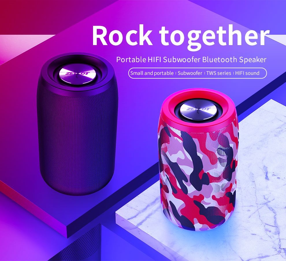 Speaker, Bluetooth speaker, S32, 8 Hours Playing, HiFi Sound