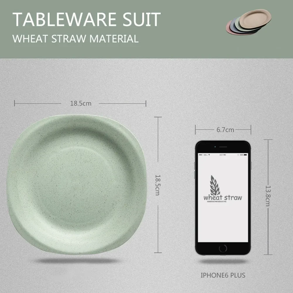 Wheat snack plate