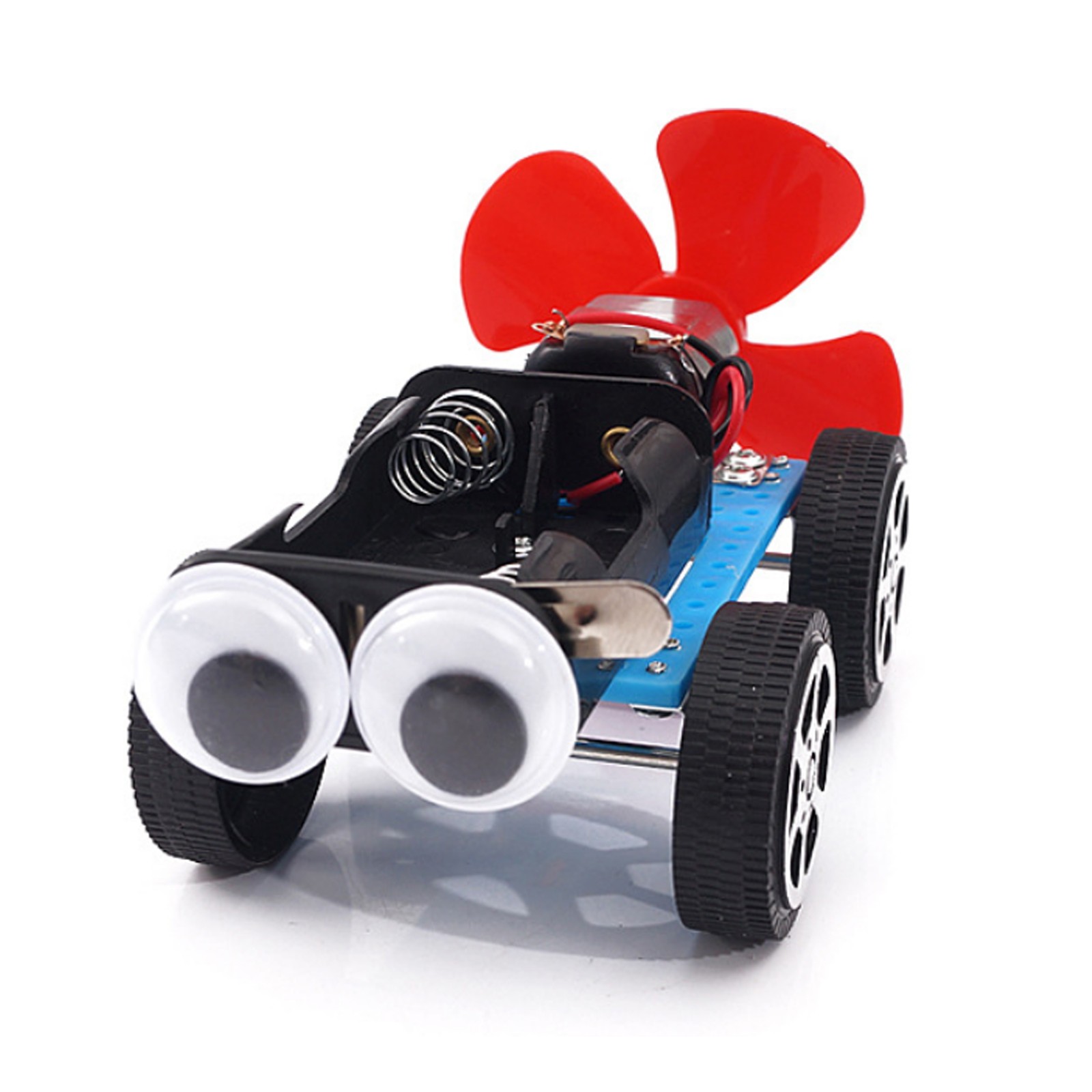 DIY Wind Power Car Assemble Science Model Kit Educational STEM Toy