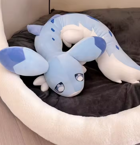 Palworld Plush Chillet Stuffed Pillow Bolster Toy Game Kawaii Grizzbolt Anime Peripheral Cloth Doll Stuffed Decor Modle