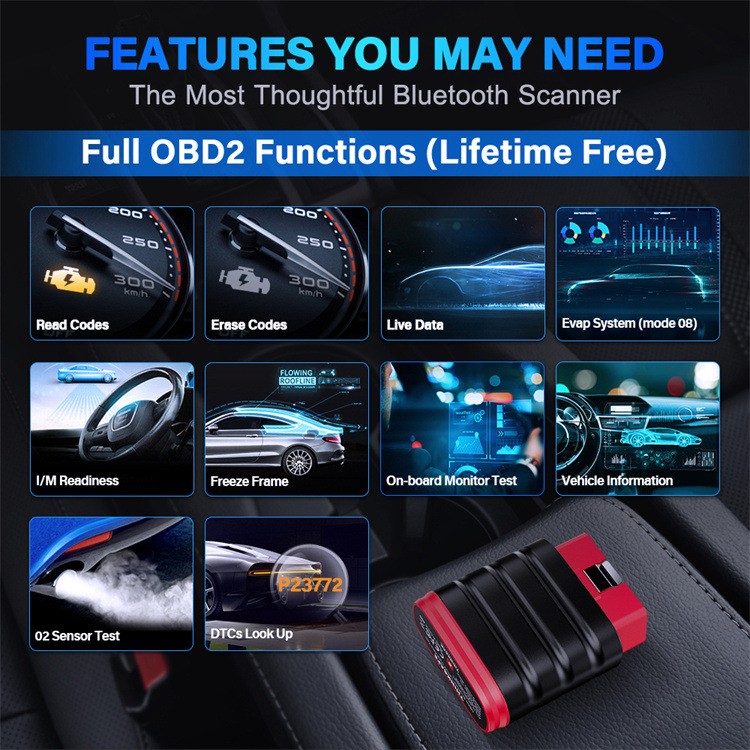 Thinksafe OBD2 Full System Diagnostic Tool Oil Maintenance Electronic