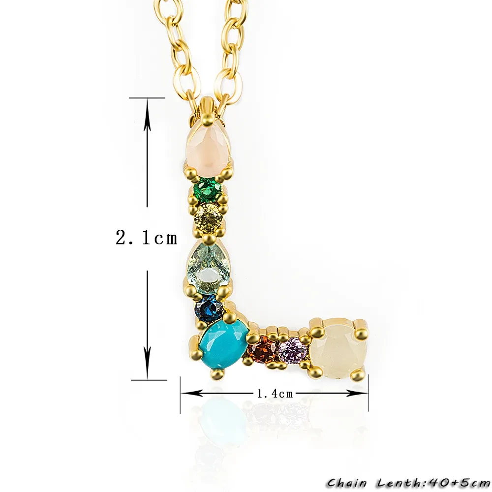 26 English alphabet necklaces