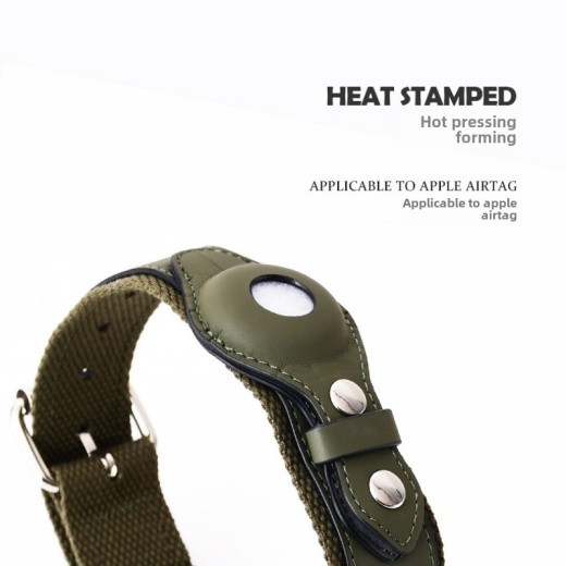 Apple Tracker Airtag Pet Collar Adjustable Dog Leash Collar Medium Large Dog Accessories Puppy Pet Supplies