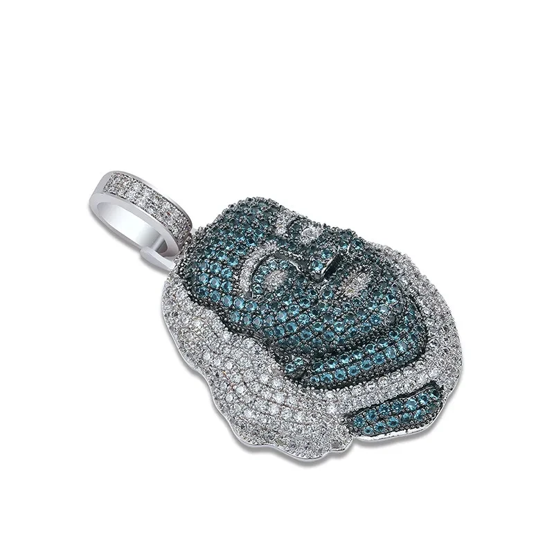 Head zircon pendant