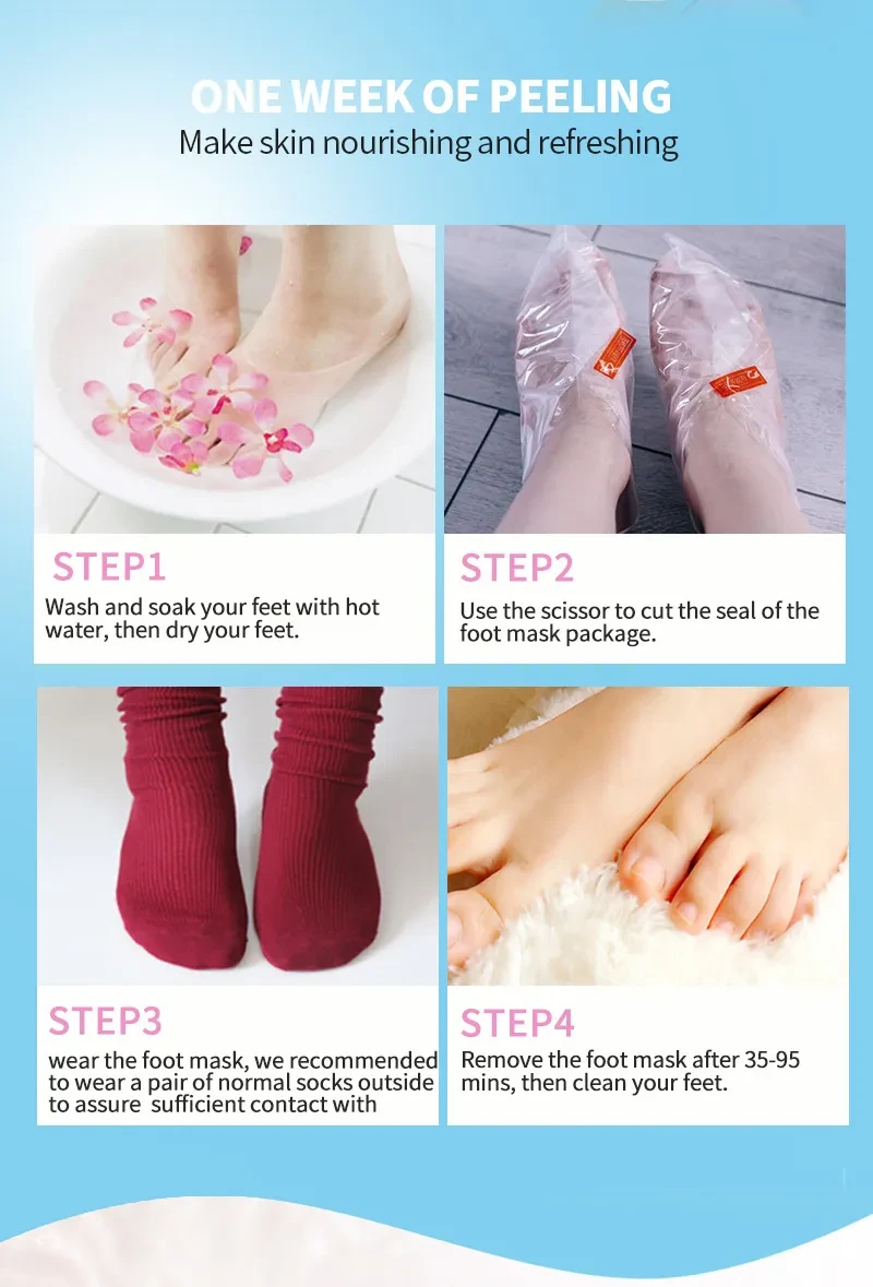Lavender Olive Foot Mask Calluses Dead Skin Horny Foot Mask Foot Cover Lavender Olive Foot Mask Calluses Dead Skin Horny Foot Mask Foot Cover