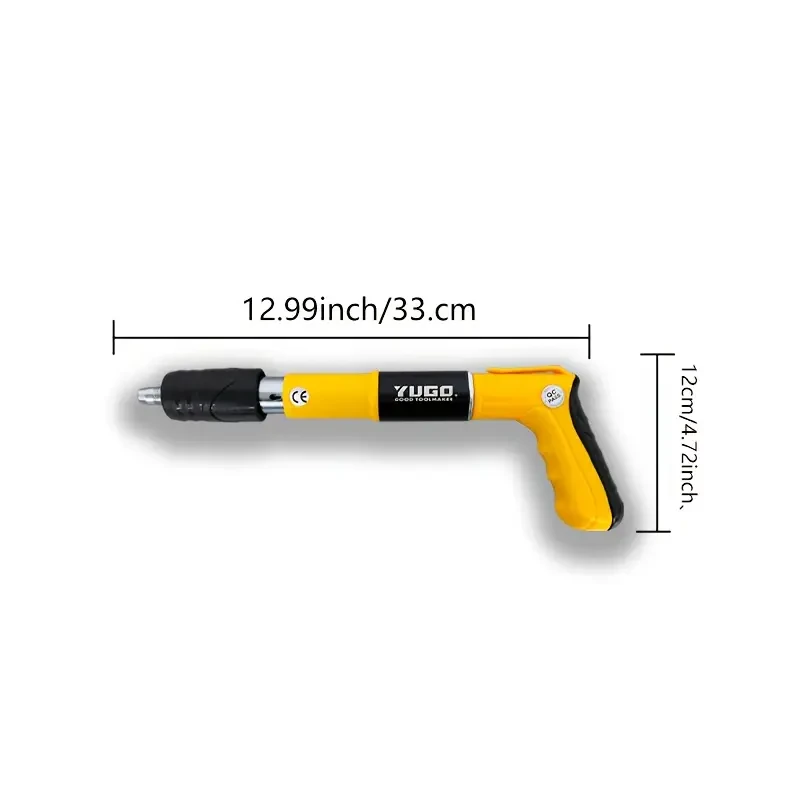 YUGO Concrete & Steel Construction Nail Gun Kit