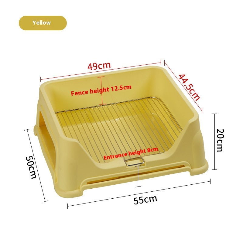 Large Stainless Steel Mesh Frame For Dog Restroom