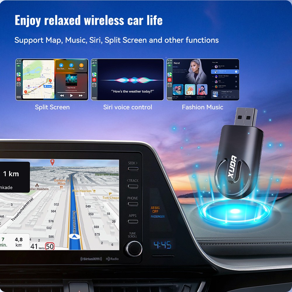 Mini 2-in-1CarplayUSB Interface Wireless Data
