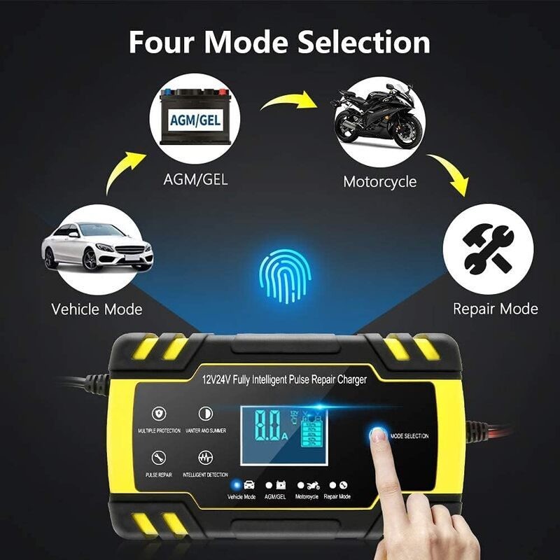 Car Battery Charger Pulse Repair 12V 24V
