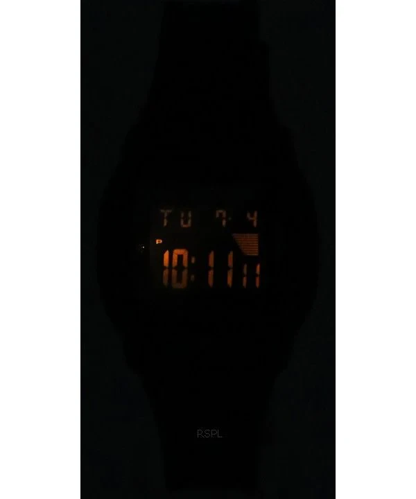 Casio Digital Sports Resin Strap Black Dial Quartz W-201-1B Men's Watch