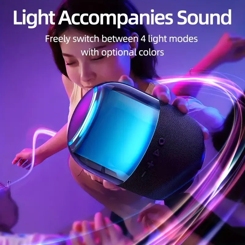 RGB Wireless Speaker - HiFi Stereo