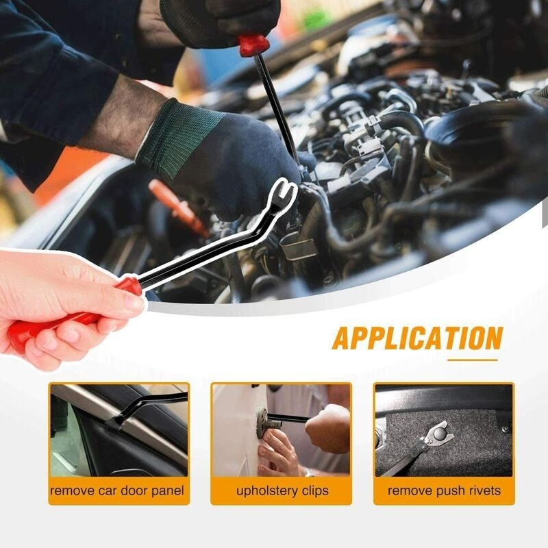 Car Bumper Fender Push Retainer Clips Remover Kit