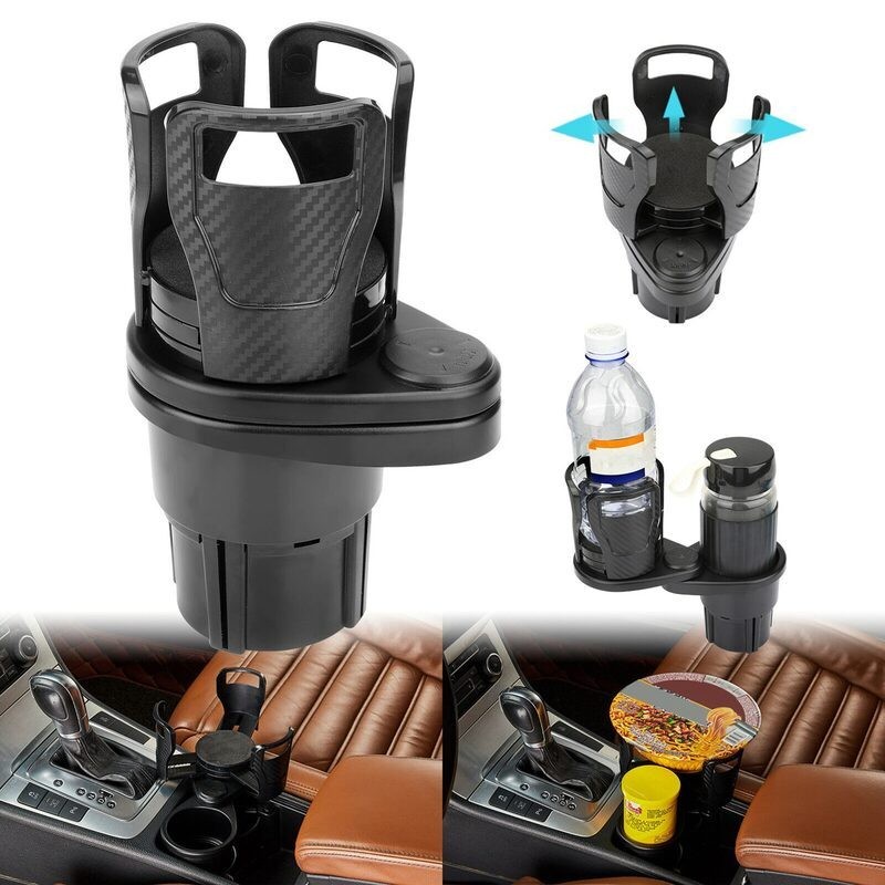 Coffee Beverage Cellphone Food Car Cup Holder Expander Adapter
