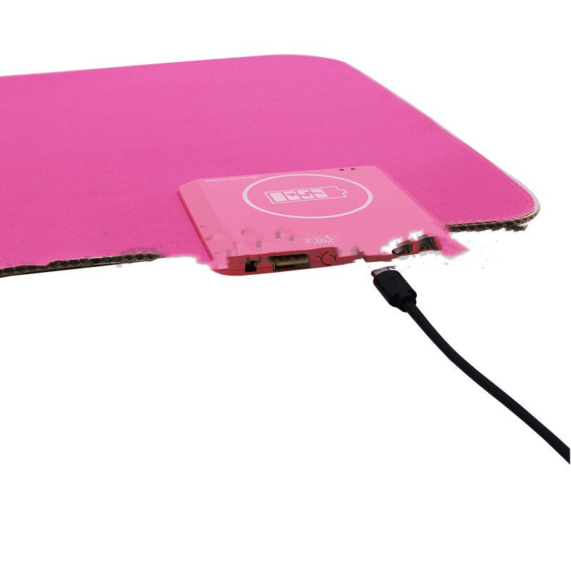 Wireless Fast Charging Luminous Mouse Pad