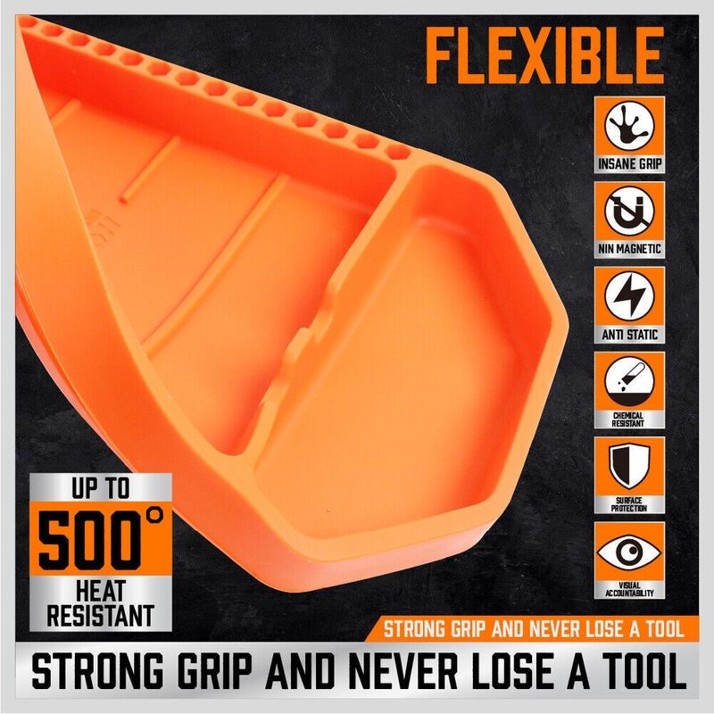 HORUSDY Tool Trays Socket Organiser Parts Holder Mats
