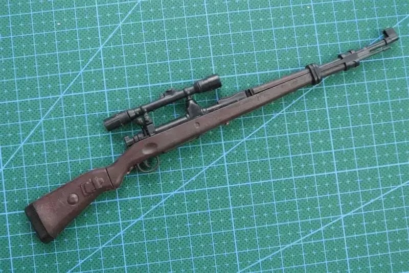 1/6 KAR 98K Mauser Rifle Gun Model Coated Plastic Military Model Accessories for 12