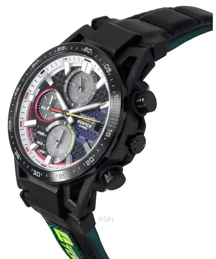 Casio Edifice Sospensione Analog TOMS 50th Anniversary Edition Black Dial Solar EFS-S641TMS-1A 100M Men's Watch