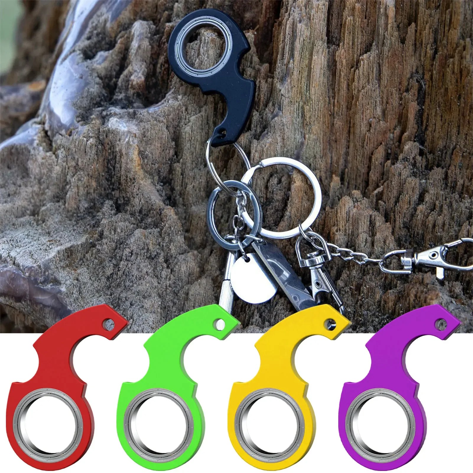 Anti-Stress Toys Party Favors Turntable Keychain
