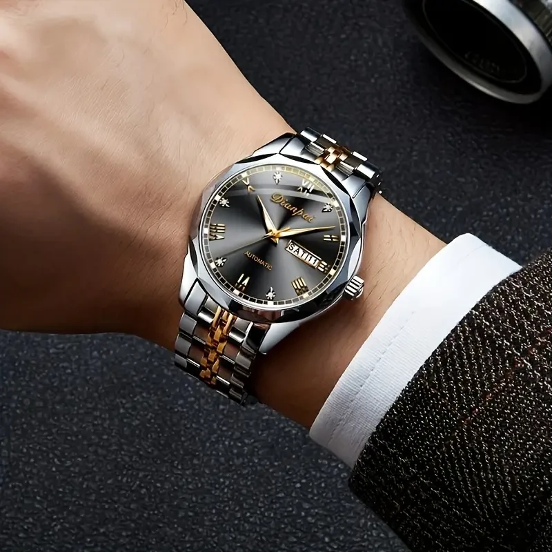 Dianpai Roman Scale Men'S Fully Automatic Mechanical Watch