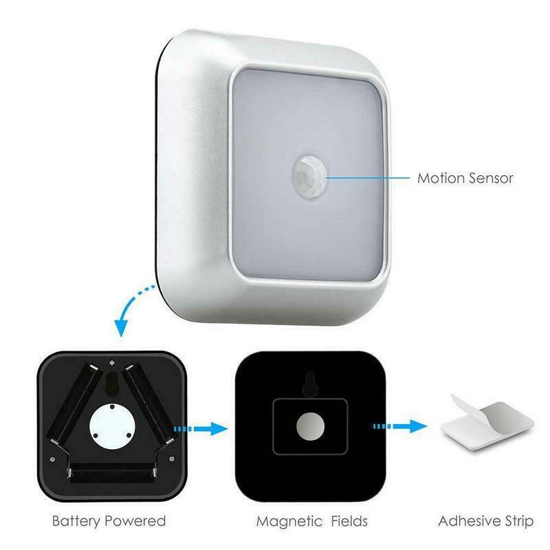 4pcs Motion Sensor Closet Lights