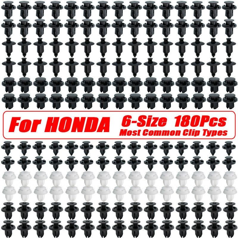 Panel Clips Bumper Fender Fastener Push Rivets For HONDA CIVIC ACCORD