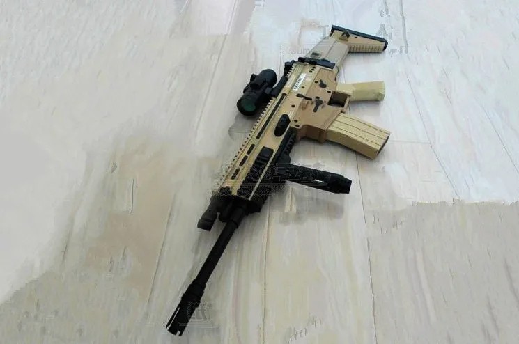 1:1 US FN SCAR-L Assault Sniper Rifle Pistol Submachine Shotgun Paper Model Kit