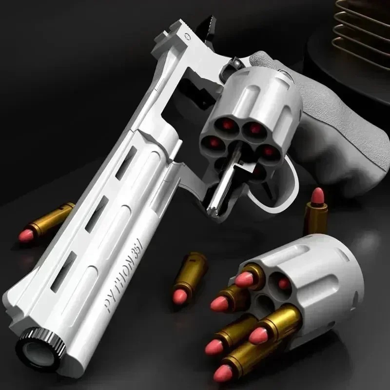 ZP5 357 Revolver Launcher Pistol EVA Soft Dart Bullet Toy Gun