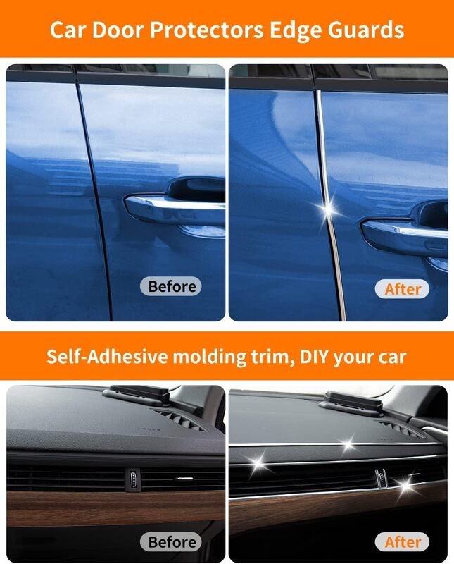 Car Chrome Styling Moulding Trim Strip 15mm x 5M