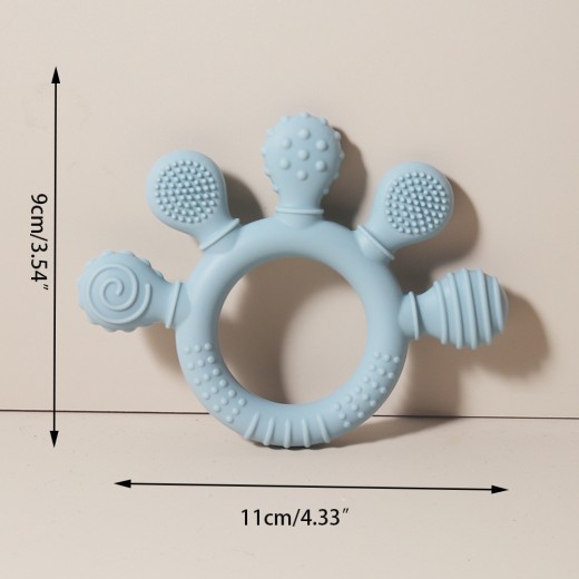 Edible Silicon Hand Holding Teether