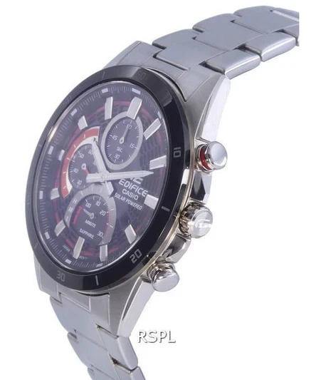 Casio Edifice Chronograph Analog Solar Powered EFS-S610DB-1AV EFSS610DB-1 100M Mens Watch